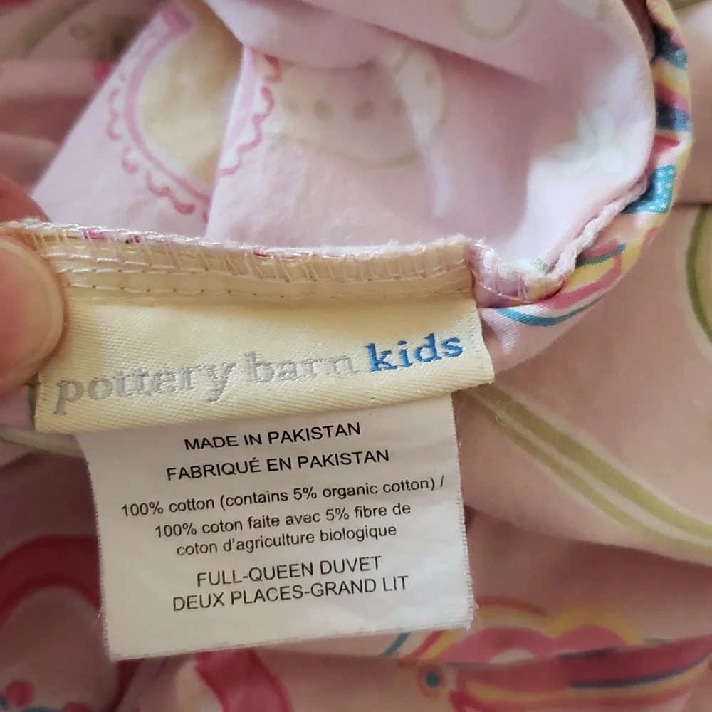 Pottery Barn Kids SAMANTHA Floral Duvet Cover